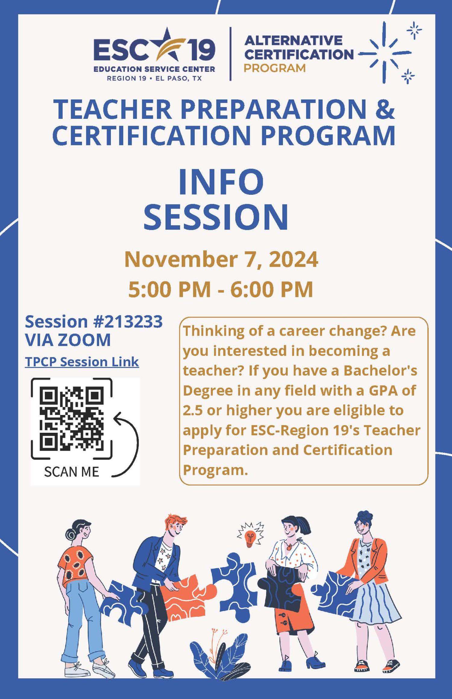  ESC 19 Teacher Preparation & Certification Program